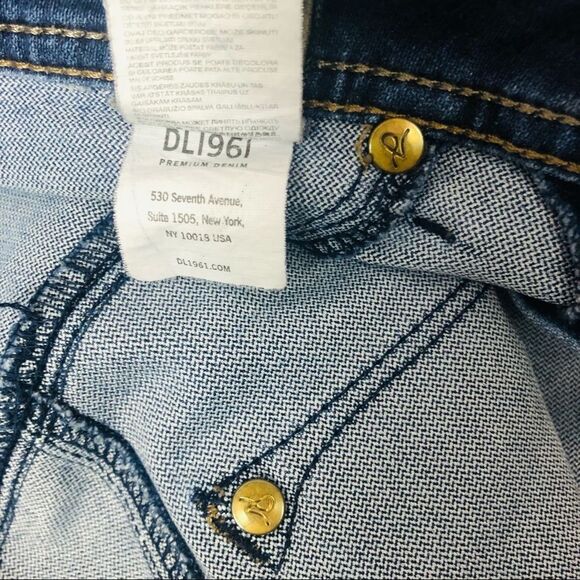 DL1961 Emma Legging Jeggings Skinny 4 Way Stretch Premium Denim Jeans Blue 27 - Picture 10 of 11